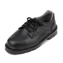 Huile légère et antidérapante en cuir en acier inoxydable chaussures de sécurité pour hommes
